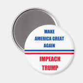 Aimant Empêcher Trump (Recto/Verso)