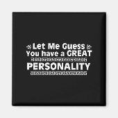 Aimant Emperor, You Have A Great Ity, New Groove, Funny (Devant)