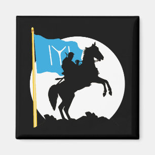 Aimant Empire de tabouret de drapeau d'Ertugrul Bey Kayi