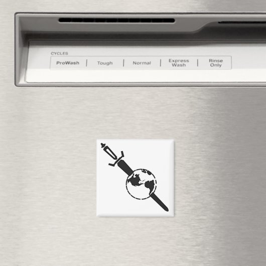 Aimant Empire Terrien (blanc) (In Situ (Lave-vaisselle))