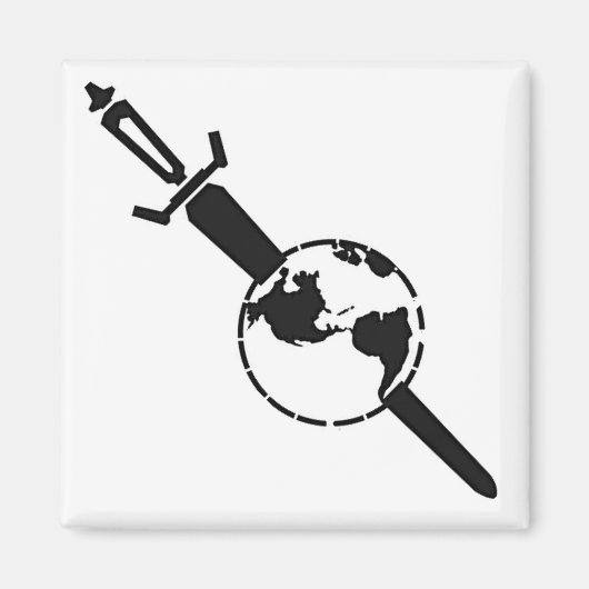 Aimant Empire Terrien (blanc) (Devant)