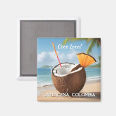 Aimant Emplacement personnalisé Coco Loco (Recto/Verso)