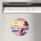 Aimant Emplacement personnalisé Happy Place Personnalisé (In Situ (Lave-vaisselle))