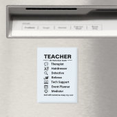 Aimant Emplois de professeur drôles (In Situ (Lave-vaisselle))