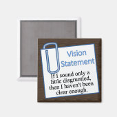 Aimant Employé mécontent (Recto/Verso)