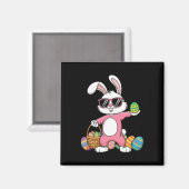 Aimant Empreinte de léopard Lapin Bunny Blowbble Gum Est (Recto/Verso)