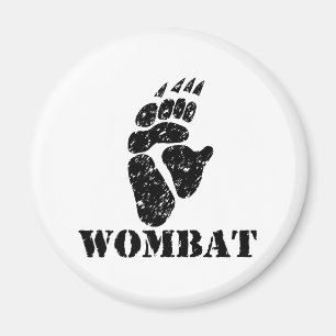 Aimant Empreinte de pas de wombat
