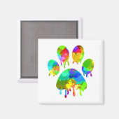 Aimant Empreinte de patte (Recto/Verso)