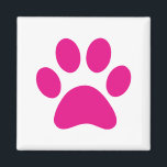 Aimant Empreinte de patte<br><div class="desc">Paw,  print,  chien,  chat,  animal de compagnie,  chiot,  chaton,  sympathie,  gardien,  souvenir</div>