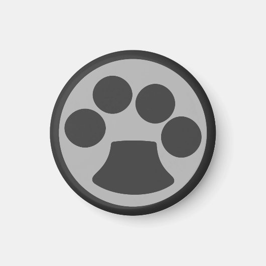 Aimant Empreinte de patte de chats Kitty (Devant)