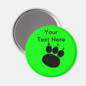 Aimant Empreinte de patte des services de pose pour anima (Recto/Verso)