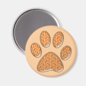 Aimant empreinte de patte kitty (Recto/Verso)