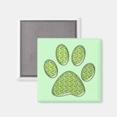 Aimant empreinte de patte kitty (Recto/Verso)