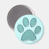 Aimant empreinte de patte kitty (Recto/Verso)