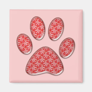 Aimant empreinte de patte kitty