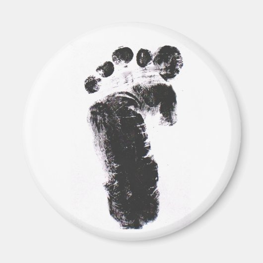 Aimant Empreinte du pied gauche (Devant)