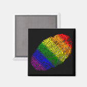 Aimant Empreinte LGBT (Recto/Verso)
