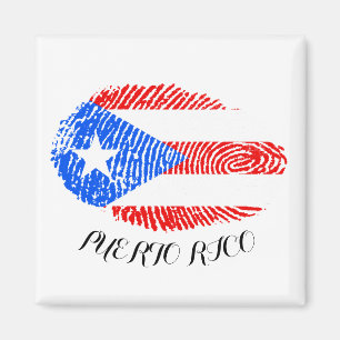 Aimant Empreinte numérique Porto Rico