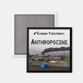 Aimant Empreintes Carbone - Anthropocène (Recto/Verso)