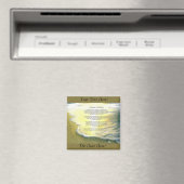 Aimant Empreintes Dans L'Aimant Carré Sable 2 Pouces (In Situ (Lave-vaisselle))