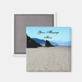 Aimant Empreintes Dans L'Aimant De Sable (Recto/Verso)