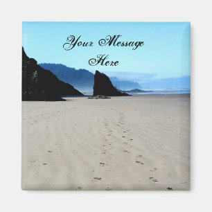 Aimant Empreintes Dans L'Aimant De Sable