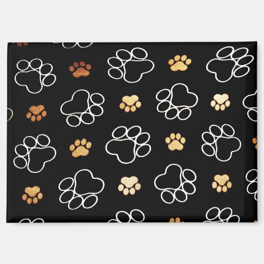 aimant empreintes de chien (Recto)