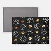aimant empreintes de chien (Recto/Verso)
