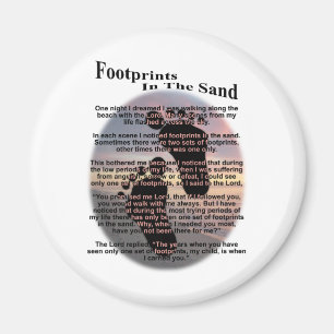 Aimant Empreintes de pas dans le sable…