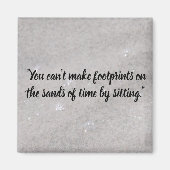 Aimant Empreintes sur l'aimant du sable (Devant)