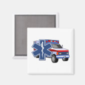 Aimant EMS Ambulance (Recto/Verso)