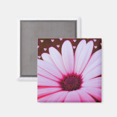 Aimant en baisse de fleur de coeurs (Recto/Verso)