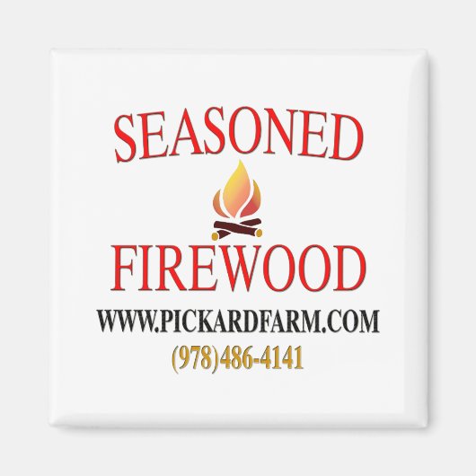 Aimant en bois de chauffage (Devant)