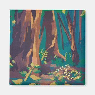 Aimant en bois de rose brésilien