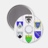 Aimant en bois foncé 3 (Recto/Verso)