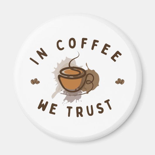 Aimant En Café nous croyons drôle (Devant)
