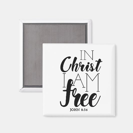 Aimant En Christ je suis libre Ecriture promet liberté (Recto/Verso)