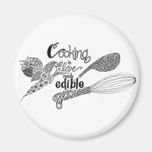 Aimant en "Cuisine" angoissé (Devant)