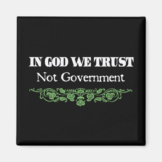 Aimant En Dieu, nous ne faisons pas confiance au gouverne (Devant)