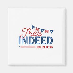 Aimant En effet libre Jean 8 36 Bible chrétienne 4 juille