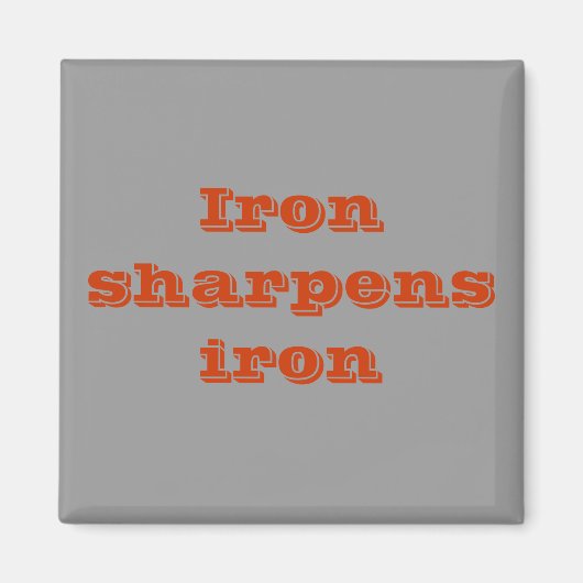 Aimant en fer aiguisé (Devant)