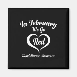 Aimant En Février, Nous allons Red Heart Disease Awarenes