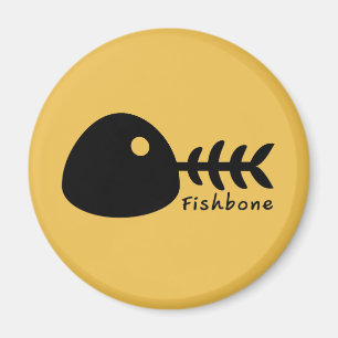 Aimant en forme d'arête de poisson
