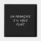 Aimant En Francais S'il vous plaît French Teacher Back To (Devant)