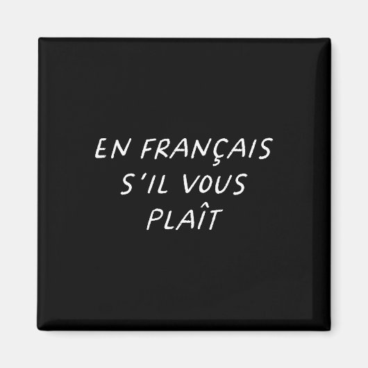 Aimant En Francais S'il vous plaît French Teacher Back To (Devant)