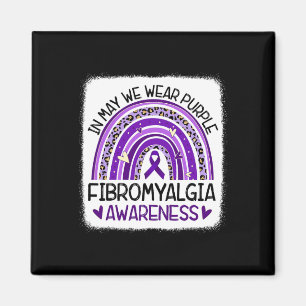 Aimant En Mai, Nous Portons Violet Fibromyalgie Sensibili