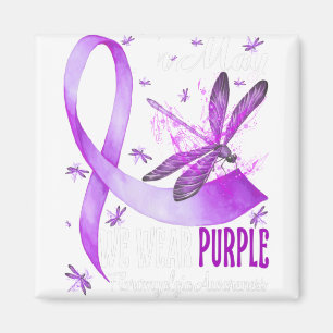 Aimant En Mai Nous Portons Violet Fibromyalgie Sensibilis