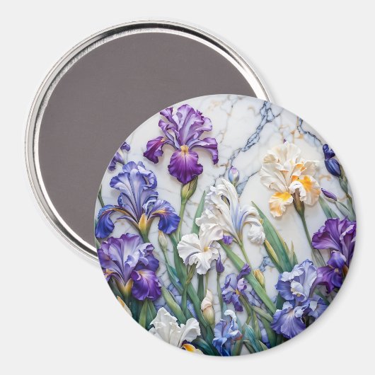 Aimant en marbre d'Iris (Recto/Verso)