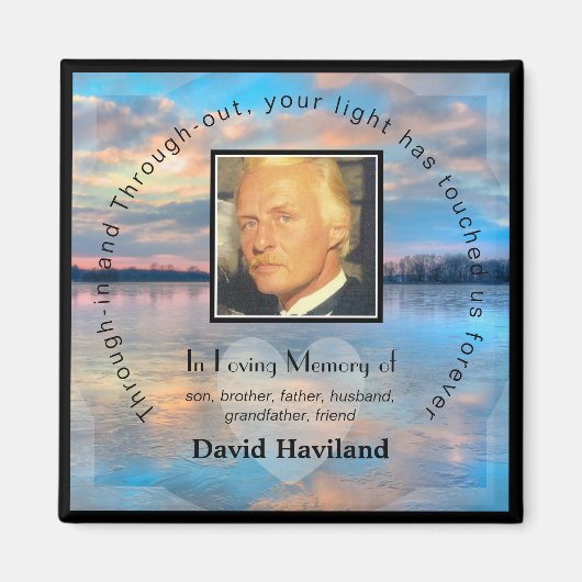 Aimant En mémoire amoureuse de l'aimant HAMbyWG (Devant)