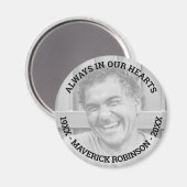 Aimant En Mémoire Amoureuse Photo Faveurs (Recto/Verso)